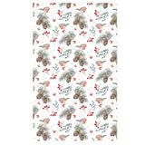 Eddingtons 100% Cotton Pack Of 2 Tea Towels - Christmas Robin