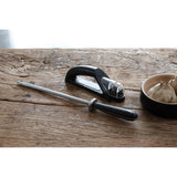 Robert Welch Signature Prism 7-Piece Knife Block & Handheld Sharpener Set