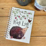 Alex Clark Spiral Journal - Hog Log Hedgehog