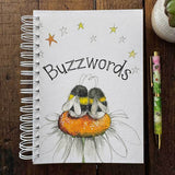 Alex Clark Spiral Journal - Buzzwords