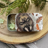 Alex Clark Small Sliding Tin - Hedgehog