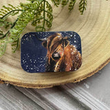 Alex Clark Small Sliding Tin - Highland Cow