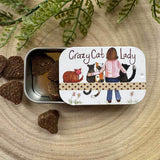 Alex Clark Small Sliding Tin - Crazy Cat Lady