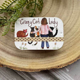 Alex Clark Small Sliding Tin - Crazy Cat Lady