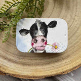 Alex Clark Small Sliding Tin - Sunshine Cow