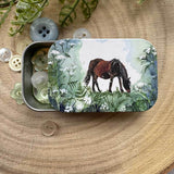 Alex Clark Small Sliding Tin - Horse & Cow Parsley