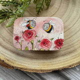 Alex Clark Small Sliding Tin - Bee & Roses