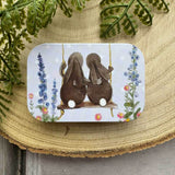 Alex Clark Small Sliding Tin - On The Swing