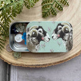 Alex Clark Small Sliding Tin - Sheep & Heather
