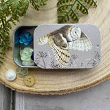 Alex Clark Small Sliding Tin - Owl