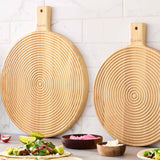 Sur La Table Colour Me Happy Round Paddle Serving Board - Large