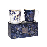 Sara Miller London Anniversary Set of 2 Mug & Coaster Gift Set