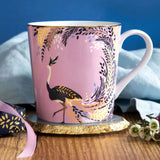 Sara Miller London 340ml Fine China Mug - Ostrich Tail Feathers