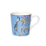 Sara Miller London 340ml Fine China Mug - Peacock Filigree
