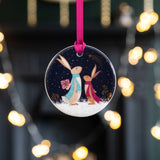 Sara Miller London Woodland Tales Christmas Decorations - Set Of 3