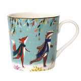 Sara Miller London Woodland Tales 340ml Mug - Skaters