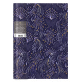 Sara Miller London 3 Metre Recyclable Gift Wrap Roll - Peacock Parade - Deep Indigo