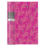 Sara Miller London 3 Metre Recyclable Gift Wrap Roll - Elegant Bird - Pink