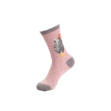 Wrendale Designs by Hannah Dale Womens Bamboo Socks - Curious Hen - Chicken