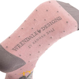 Wrendale Designs by Hannah Dale Womens Bamboo Socks - Curious Hen - Chicken