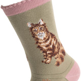 Wrendale Designs by Hannah Dale Womens Bamboo Socks - Feline Fabulous - Cat