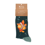 Wrendale Designs by Hannah Dale Mens Bamboo Socks - Clowning Around - Fish