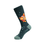 Wrendale Designs by Hannah Dale Mens Bamboo Socks - Clowning Around - Fish