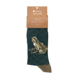 Wrendale Designs by Hannah Dale Mens Bamboo Socks - The Happy Frog - Frog