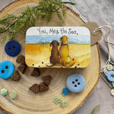 Alex Clark Small Rectangular Tin - You, Me & The Sea