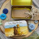 Alex Clark Small Rectangular Tin - You, Me & The Sea
