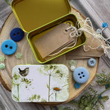 Alex Clark Small Rectangular Tin - Wren & Daisies