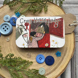 Alex Clark Small Rectangular Tin - Crazy Horse Lady