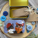 Alex Clark Small Rectangular Tin - Cool Cats