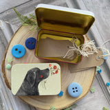 Alex Clark Small Rectangular Tin - Labrador