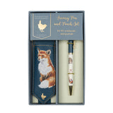 Wrendale Designs by Hannah Dale Signature Luxury Pen Set - Fox