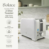 Swan Solace 2-Slice Stainless Steel Toaster - Gloss White