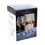 Dartington Cheers Optic White Wine Glasses - Set Of 4