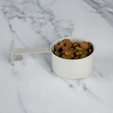 Scruffs Cantina 4 Litre Steel Pet Food Storage Canister & Scoop - Light Grey