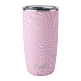 S'well 530ml Travel Tumbler with Lid - Lavender Swirl