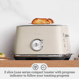 Sage Appliances STA735ALM Toast Select Luxe 2-Slice Toaster - Almond Nougat