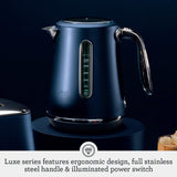 Sage Appliances SKE735DBL Soft Top Luxe Kettle - Damson Blue