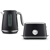 Sage Appliances Luxe Soft Top Kettle & Toast Select 2-Slice Toaster Set - Black Truffle