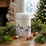 Sara Miller Christmas Small Round Tin - Arctic Waltz