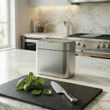 Simplehuman 4-Litre Compost Caddy - Brushed Steel