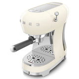 Smeg 50s Style Retro ECF02 Espresso Coffee Machine - Cream