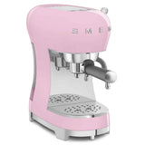 Smeg 50's Style Retro ECF02 Espresso Coffee Machine - Pink