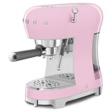 Smeg 50's Style Retro ECF02 Espresso Coffee Machine - Pink