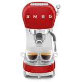 Smeg 50's Style Retro ECF02 Espresso Coffee Machine - Red