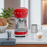 Smeg 50's Style Retro ECF02 Espresso Coffee Machine - Red