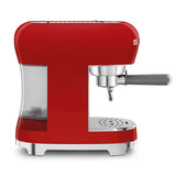 Smeg 50's Style Retro ECF02 Espresso Coffee Machine - Red